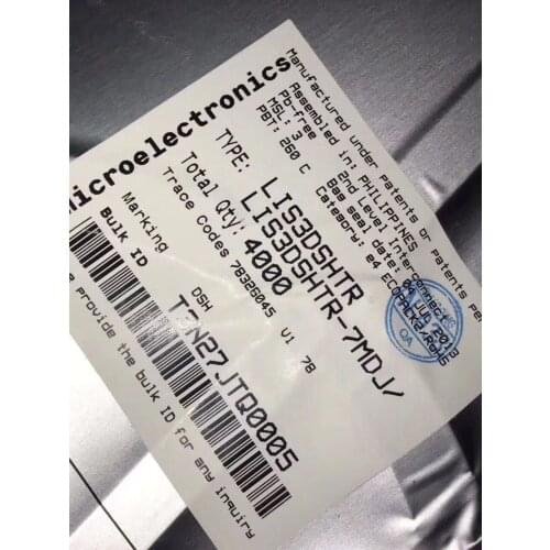 10pcs New original LIS3DSHTR LIS3DSH DSH ACCEL 2-16G I2C/SPI 16LGA