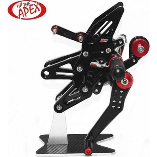 Full Set Aluminum Alloy Rear sets for TRIUMPH Speed Triple 1050 2005-2010 CNC Adjustable Reverse Lightweight Footrest Rearsets