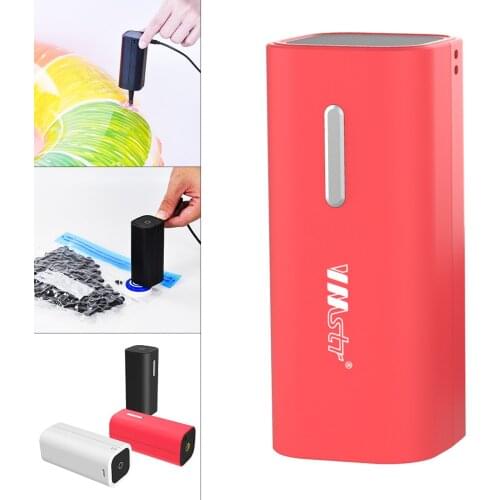 Mini Portable Electric Vacuum Machine with Dual Purpose of Inflatable and Inspiratory for Food Preservation Packaging Storage