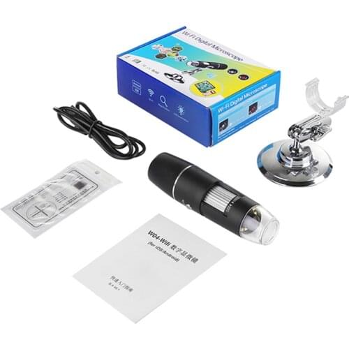 1600X 1000X USB Microscope Handheld Portable Digital Microscope USB Interface Electron Microscopes with 8 LEDs with Bracket