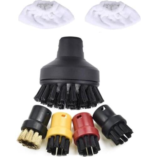 Home Steam Cleaning Brushe Large Round Brush Mop Cloth for Karcher SC1 SC2 SC3 SC4 SC5 SC7 Household Cleaning Tools