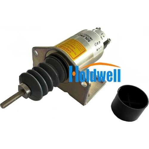 Holdwell 12V Throttle/Shutoff Solenoid 3740048 for JLG 40H 40H+6 45HA Deutz F2L511 Engine