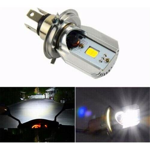 H4 12W LED Motorcycle Headlight Bulbs White Moto Bulb Fog Lights Motorbike Headlight Lamp Auto Lamp Bulb Scooter Accessories