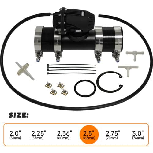Universal SQV SSQV Turbo Blow Off Valve Bov IV 4 +2.5" / 2.75" /3" Flange Adapter Piping Tube Pipe B