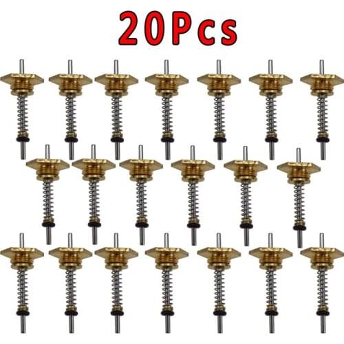 20Pcs Water Heater Parts Spare Replacement Parts Gas Boiler Water Valve Thimble 10mm Length 41mm For LPG Gas Water Heater