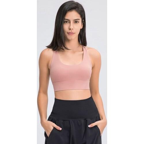 Lulu Woman Clothes Chest Crop Top Cropped Ring Light Sports Bra Breathable Gym Yoga Tennis Female Harness Industrial Large Women