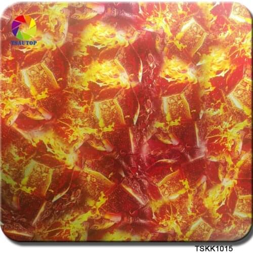 0.5*20m & 1*10m water transfer film production film CS1015 water transfer film Hydro dipping skulls