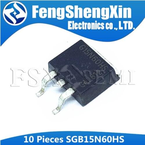 10Pcs SGB15N60HS TO-263 SGB15N60 TO263 G15N60HS High Speed IGBT in NPT-technology
