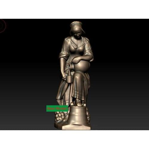 3D model relief STL models file format Goddess of mercy Women