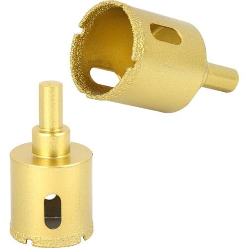 Diamond Hole Saw Drill Bit Gold Granite Ceramic Tile Concrete Marble Drilling Tools 35mm New