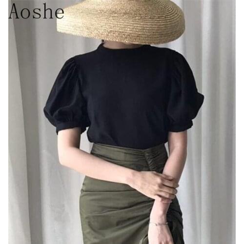 Aoshe Blouses With Sleeves