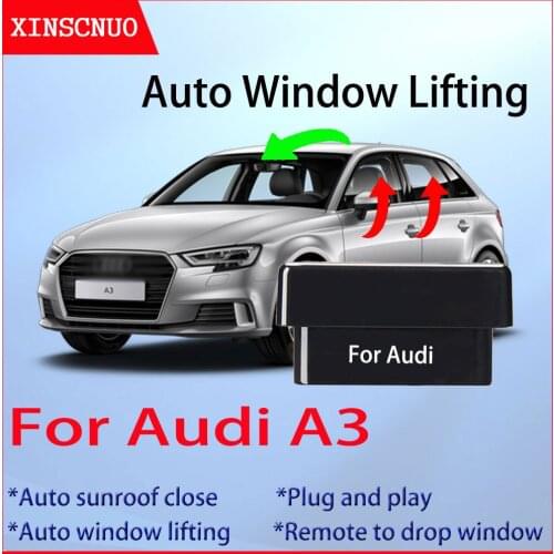 New Car OBD Window Lift For Audi A3 2016-2018 Close sunroof Controller Automatic Device Remote Control Close Open Pause Windows