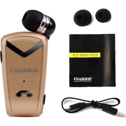 FINEBLUE F-V2 Wireless Earphone Bluetooth Handsfree Earbuds Headset Calls Remind numble Wear Clip Driver for phone with Mic