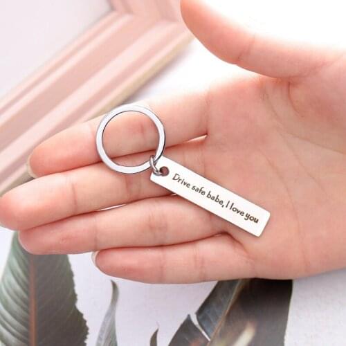 Oeinin Creative Keychain Man Fly Safe I Love You Key Chain Bag Heart Boy Letter Color Key Ring Alloy Pendant Accessories Brelok