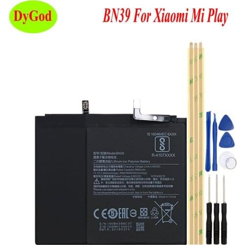 DyGod Xiaomi Mi Play Batteries