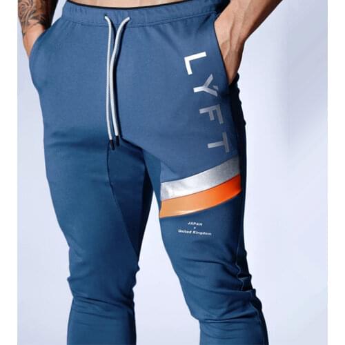 Joggers Sweatpants Mens Casual Pants Skinny Trousers Male Gym Fitness Workout Training Cotton Trackpants 2021 New Sportswear