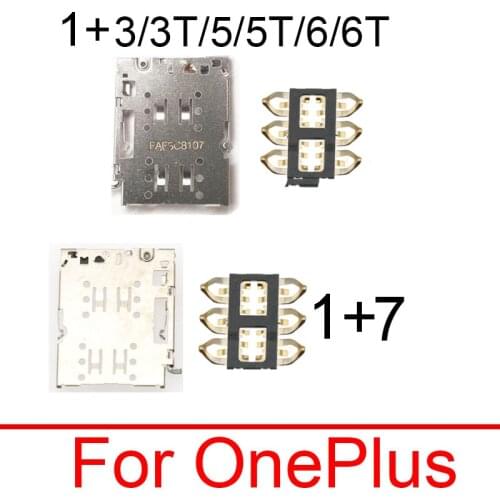 Sim Card Flex Cable For Oneplus 3 3t 5 5T 6 A3003 A3010 A5010 SD Memory Card Slot Flex Ribbon Cable Replacement Repair Parts