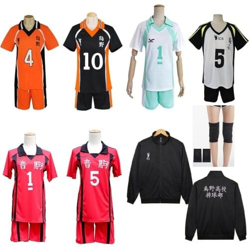 Haikyu!! Haikyuu Cosplay Costume Karasuno Koukou High School Volleyball Club Hinata Shoyo Sportswear Shirt Jerseys