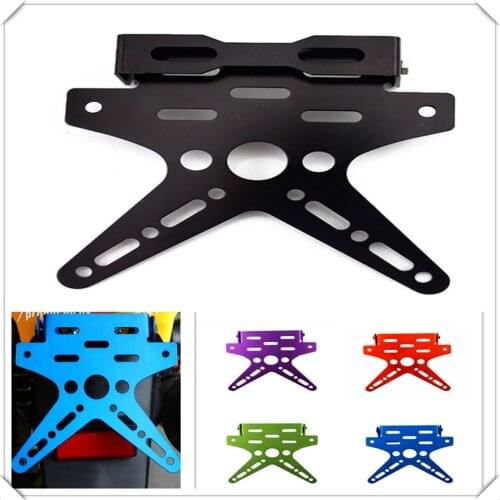Motorcycle License Holder Mount Bracket Number Plate FOR Kawasaki Z1000 ZX10R ZX12R ZX6R ZX636R ZX6RR ZX9R ZX10R