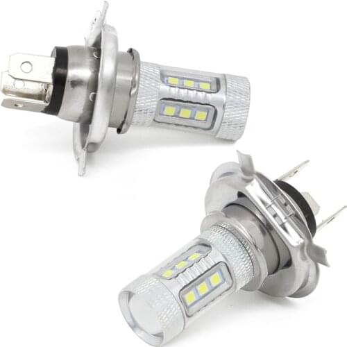2 Pack For Polaris Snowmobiles 80W LEDs Super White Headlights Bulbs