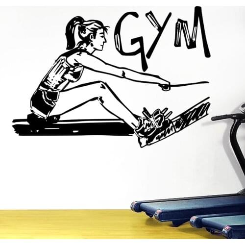 Muscle Fitness Club Decal Gym Sticker Decor Posters Vinyl Decoracion Wall Decals Decor Mural Car Gym Sticker