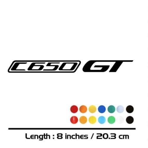 Motocycle decals bike trunk Notebook wheel Fuel tank helmet reflective MOTO sticker For BMW C650GT