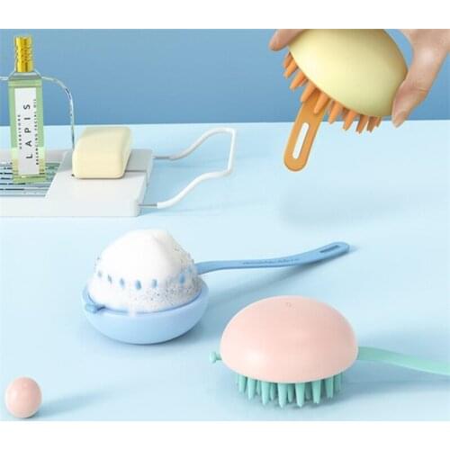 Head Body Scalp Massage Brush Comb Bath Spa Slimming Massage Brush Shampoo Hair Washing Comb Shower Brush