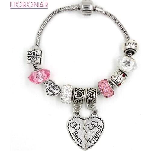 New Arrival Fashion women girl bracelets Best Friends Bracelet for Best Friends Gift Jewelry Bijoux Pulsera