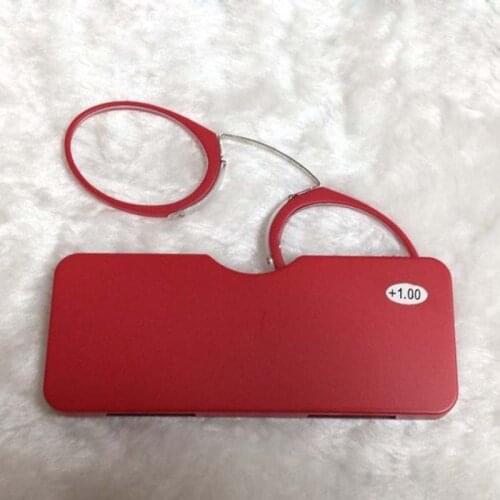 Legless Pinnosed Reading Glasses Portable Ultra-thin Glasses Case For Both Men And Women