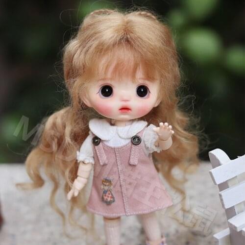 1/6 Doll Wig For Doll accessories BJD/SD Handmade customization cute doll wig