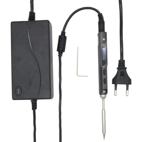 TS100 Portable MINI Programmable Digital LCD Display Electric Soldering station +TS Soldering Iron Tip+24V/3A DC Power Adapter