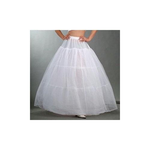 3-HOOPS Puffy skirt Ring pannier wedding dress elastic waist petticoat