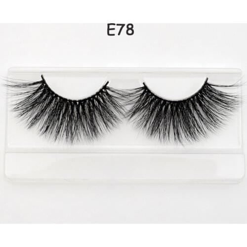 Visofree 25mm Lashes Dramatic 3D Mink Lashes Long False Eyelashes Makeup Fake Eye Lashes Extension Eyelash Mink Eyelashes E78