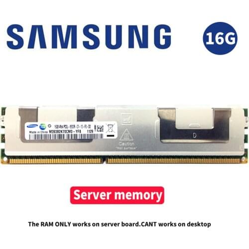 Samsung 16GB 16G Server Memory DDR3 PC3 1066Mhz 1333Mhz 1600Mhz 1866Mhz Module 8500R 10600R 12800R 14900R ECC REG 1866 1600 RAM