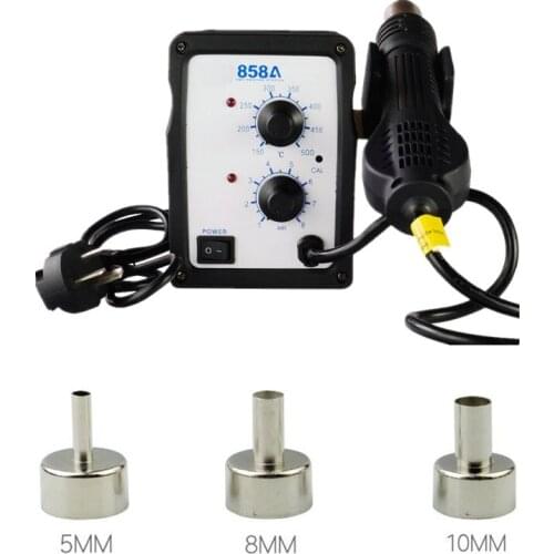 Digital display adjustable thermostat hot air bake gun Rework Solder Hot Air Welding Tool mobile phone repair hot air gun