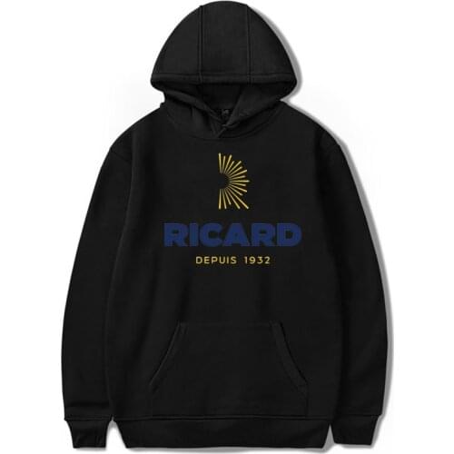 Men Women RICARD Hoodie Sweatshirt Streetwear boys girls Clothing Polerone Spring Autumn Clothes RICARD Pullover Tops