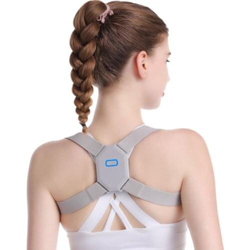 2020 Adjustable Intelligent Posture Trainer Smart Posture Corrector Upper Back Brace Clavicle Support for Men and Women
