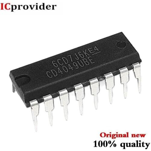 10PCS CD4049UBE CD4049 DIP16 DIP CD4049BE new original