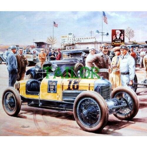 5D diamond painting wall stickers Cuadros Cross stitch kit haft diamentowy set Full square Racing car bus Home Decor Gift Mosaic