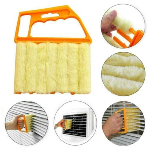 7 Brush Venetian Blind Cleaner Duster Slats Washable Microfibre Easy Clean