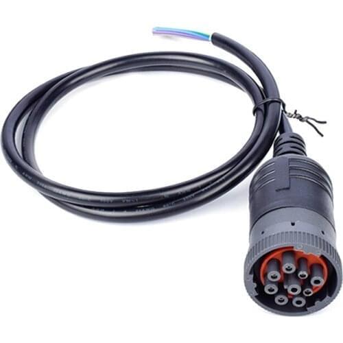 9pin Diagnostic Cable Plug Cable for for Truck Cummins Engine Opening Line J1939-9Pin 22AWG 1m