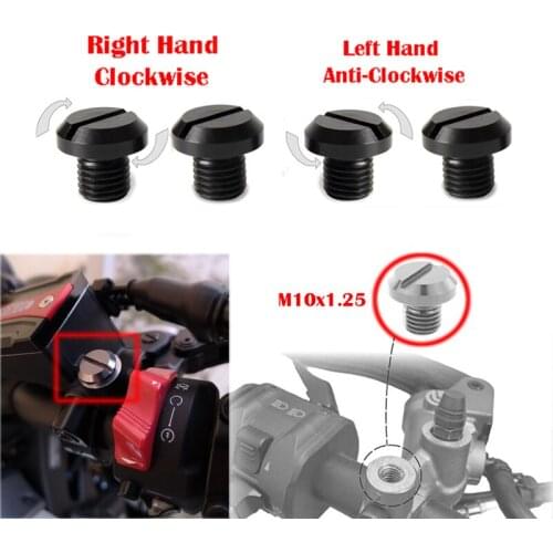 M10X1.25 Mirror Hole Plug Screws Bolt Aluminum For Kawasaki Versys 650 1000 Z900RS Z900 Z800 Z650 Z1000 Vulcan VN900 ER-6N