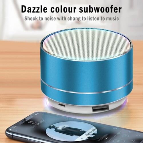 Wireless bluetooth speaker portable subwoofer microphone speaker support FM AUX MP3 TF card mini music player speaker