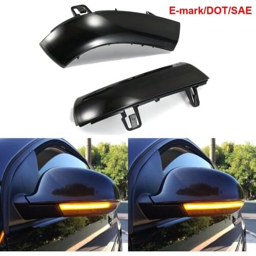 Dynamic Turn Signal Light Blinker For VW Sharan 03-10 Passat B6 LED Rearview Mirror Indicator Repeater For Skoda Superb B5 02-08
