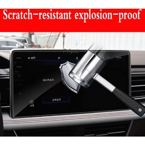 For Volkswagen Tiguan L 2022 Car GPS Navigation Screen Tempered glass Protector Display Film Car interior stickers