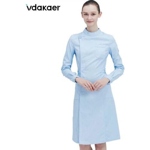 Ladies Medical Robe Medical gown Women Medical Lab Coat Multicolour nurse scrub Doctor uniform medical Hospital Overalls