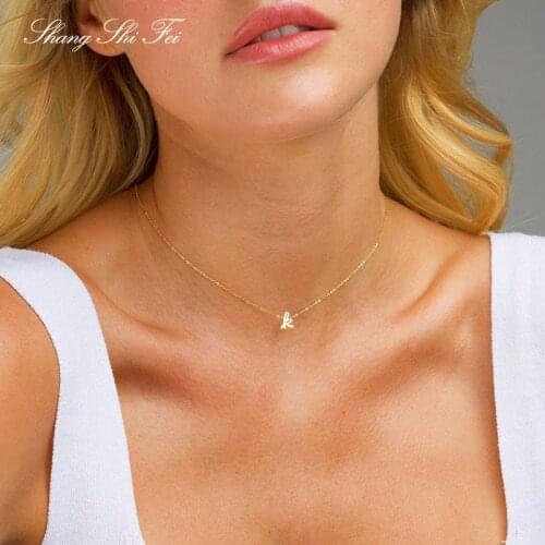 Dainty Initial Necklace, Bridesmaids Gift, Rose Gold Necklace, Bridesmaids Necklace, gold waterproof Letter Necklace