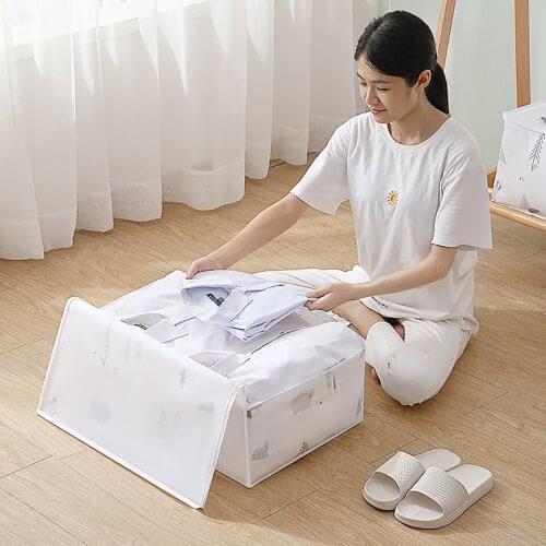 Square Quilt Bag Storage Bag Easy To Clean Pvea Clothes Garment Finishing Bag Out Storage Luggage Bag