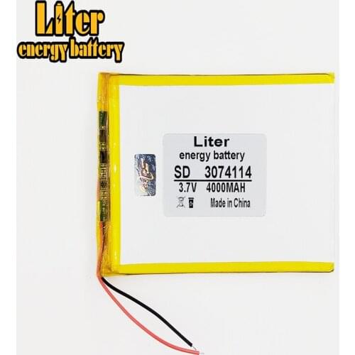 3.7 V lithium polymer battery 4000 mah ultra-thin high-capacity DIY tablet 3074114