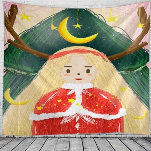 3D Printing Tapestry Wall Hanging Bed Spread Beach Towel Table Cloth Yoga Mat Christmas Gift 250x180 Large Size New Year 2021